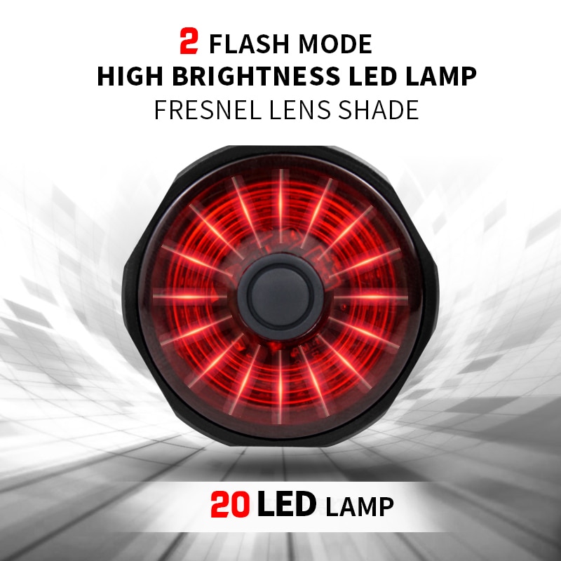 Smart Rechargeable Saddle Mounted Rear Light Smart Rechargeable Saddle Mounted Rear Light