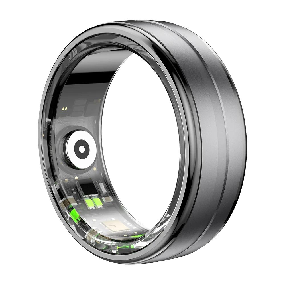 Smart Ring Heart Rate and Blood Oxygen Monitor IP68 and 5ATM Waterproof Multi-Sport Mode Smart Ring Heart Rate and Blood Oxygen Monitor IP68 and 5ATM Waterproof Multi-Sport Mode