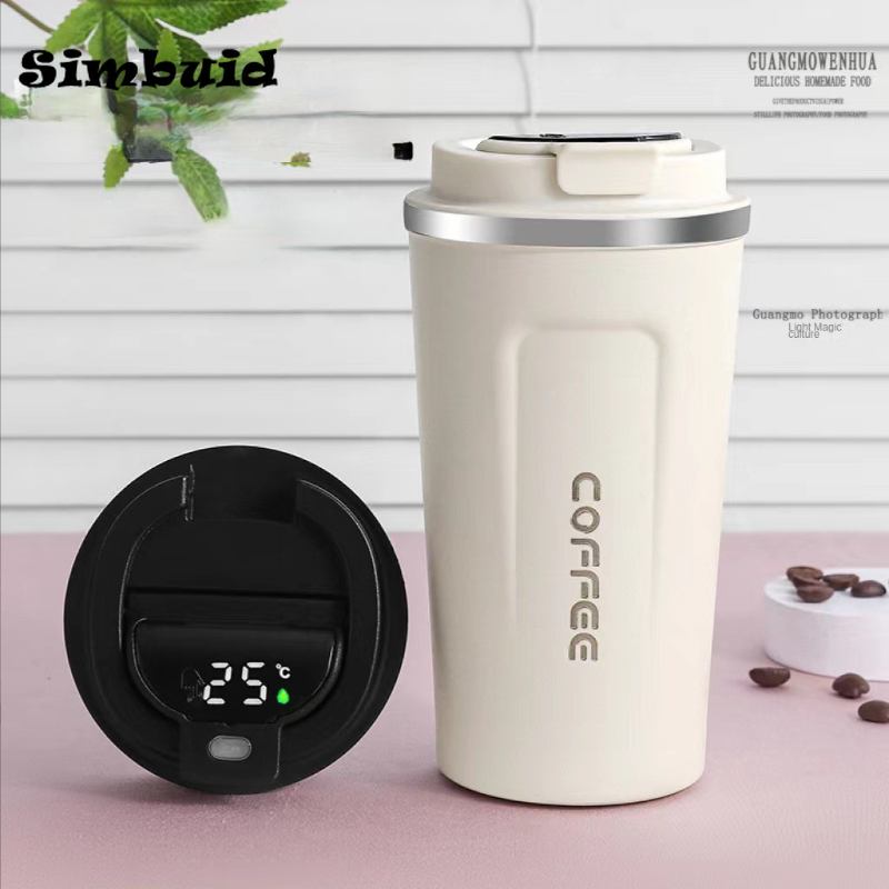 Smart Thermos Bottle for Coffee LED Temperature Display Thermal Mug Insulated Tumbler taza termica garrafa copo Smart Thermos Bottle for Coffee LED Temperature Display Thermal Mug Insulated Tumbler taza termica garrafa copo
