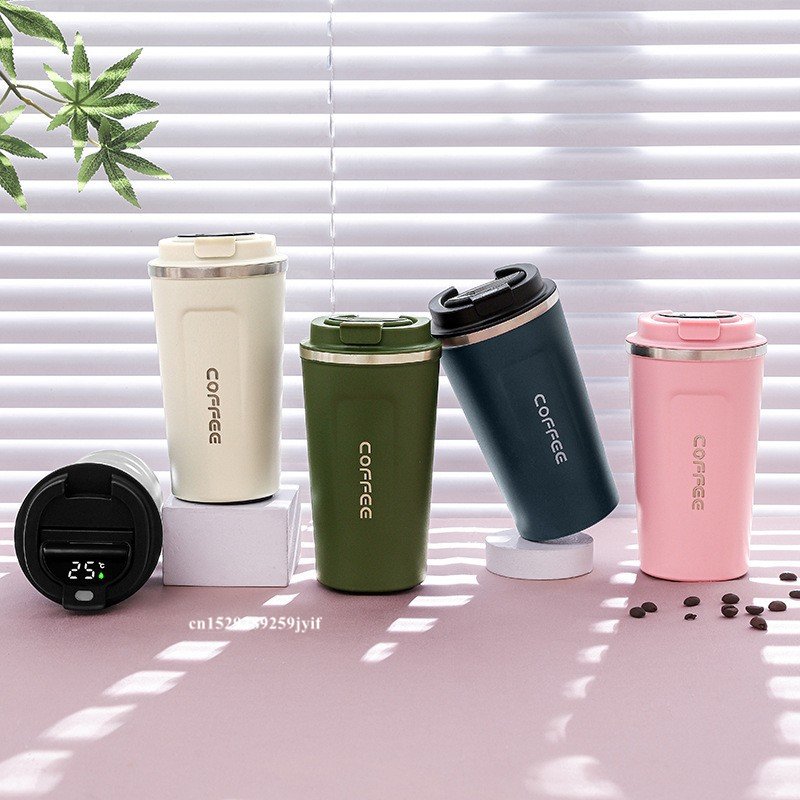 Smart Thermos Bottle for Coffee LED Temperature Display Thermal Mug Insulated Tumbler taza termica garrafa copo Smart Thermos Bottle for Coffee LED Temperature Display Thermal Mug Insulated Tumbler taza termica garrafa copo