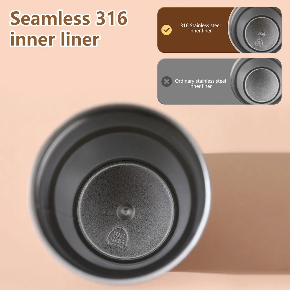 Smart Thermos Bottle LED Temperature Display Coffee Cup 316 Stainless Steel Tumbler Mug Portable Vacuum Flasks Thermoses Smart Thermos Bottle LED Temperature Display Coffee Cup 316 Stainless Steel Tumbler Mug Portable Vacuum Flasks Thermoses