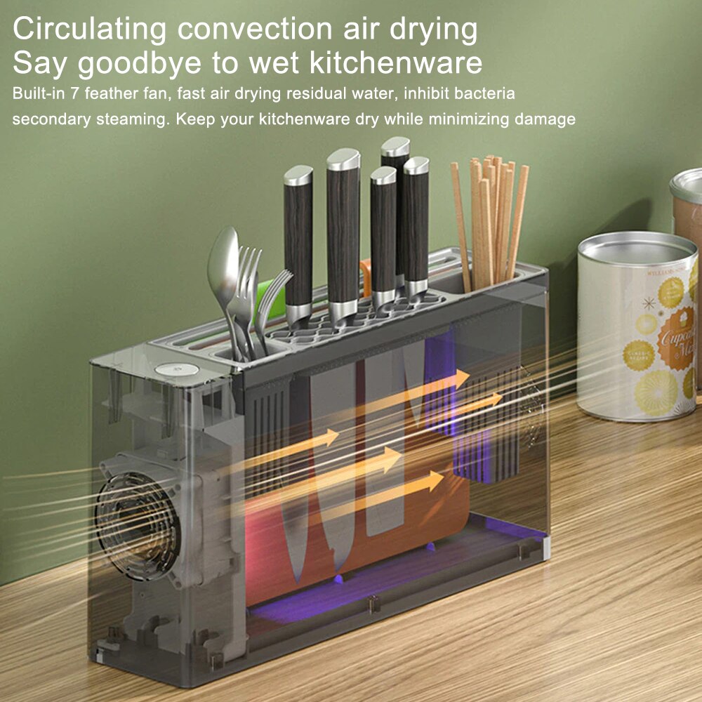 Smart UV Utensil and Knife Sterilizer