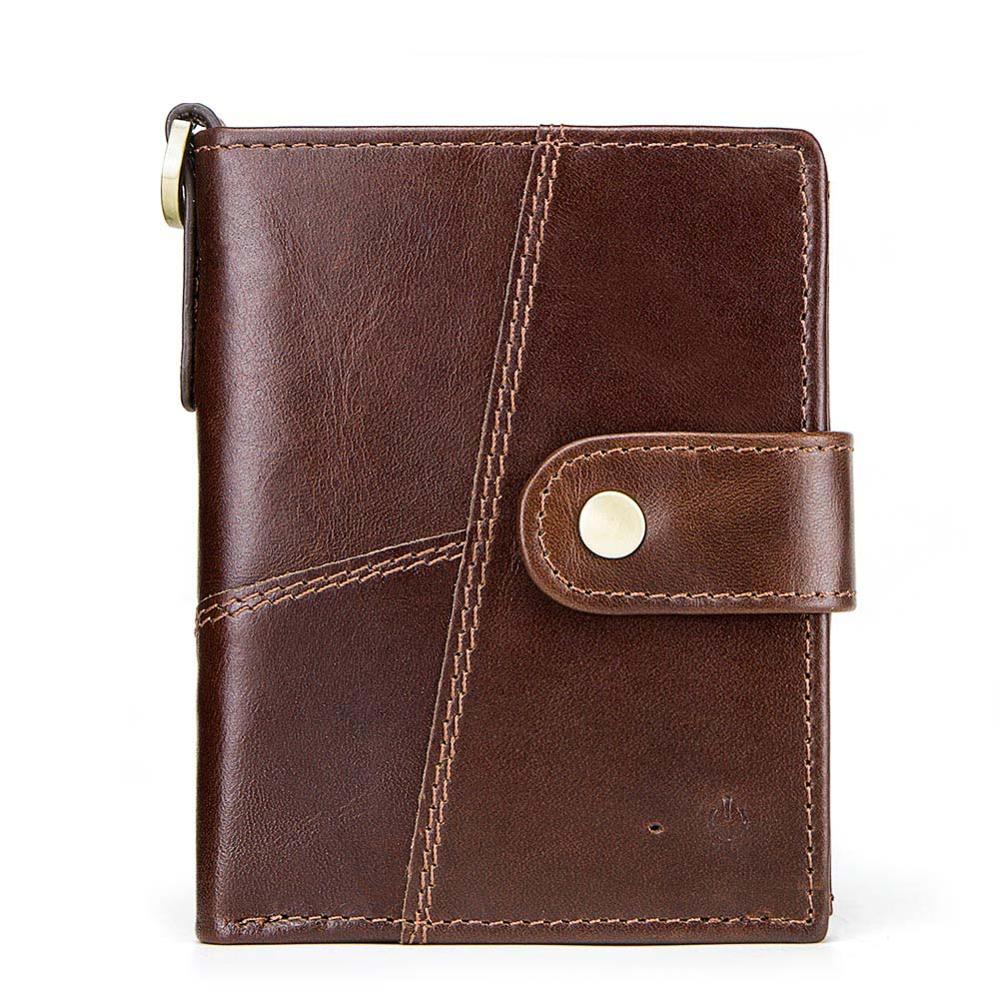 Smart Wallet with Genuine Leather Hasp Design Smart Wallet with Genuine Leather Hasp Design