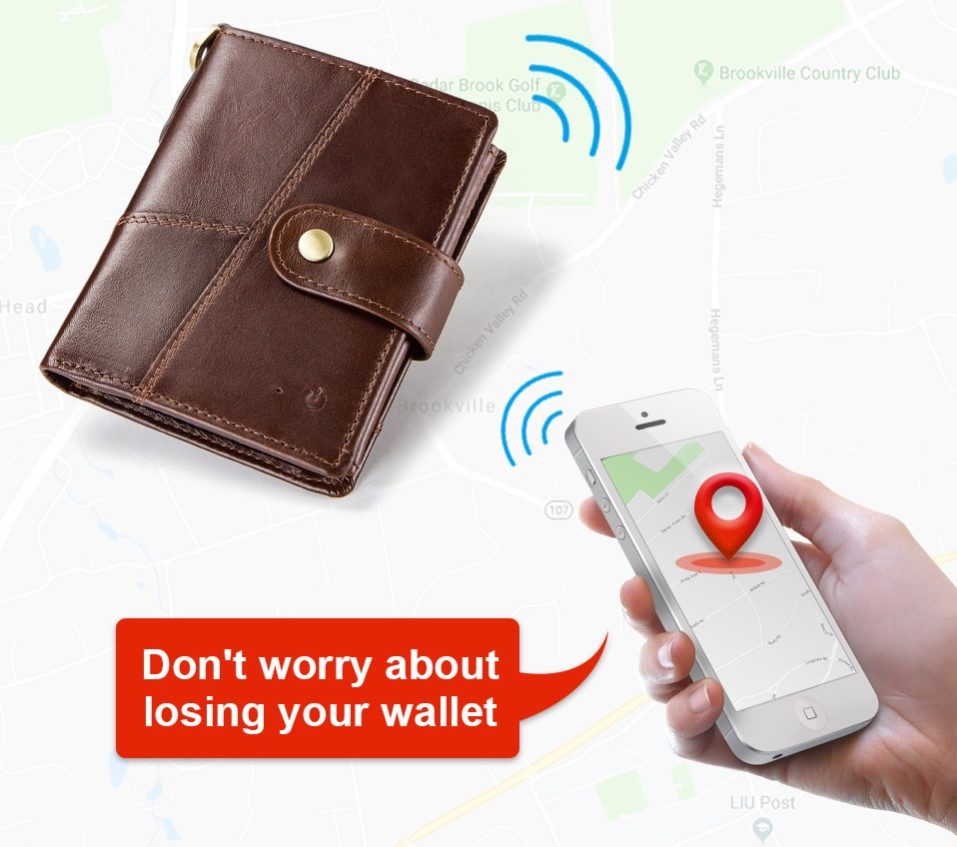 Smart Wallet with Genuine Leather Hasp Design Smart Wallet with Genuine Leather Hasp Design