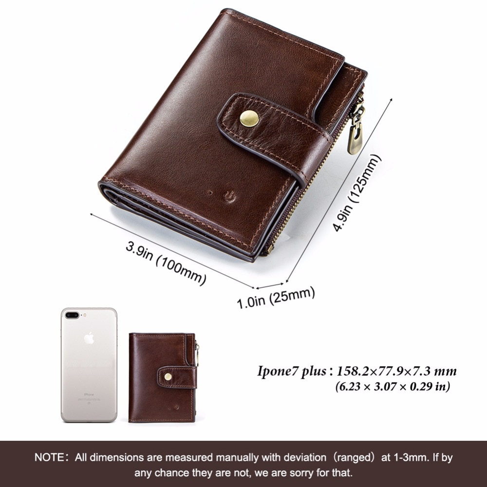 Smart Wallet with Genuine Leather Hasp Design Smart Wallet with Genuine Leather Hasp Design