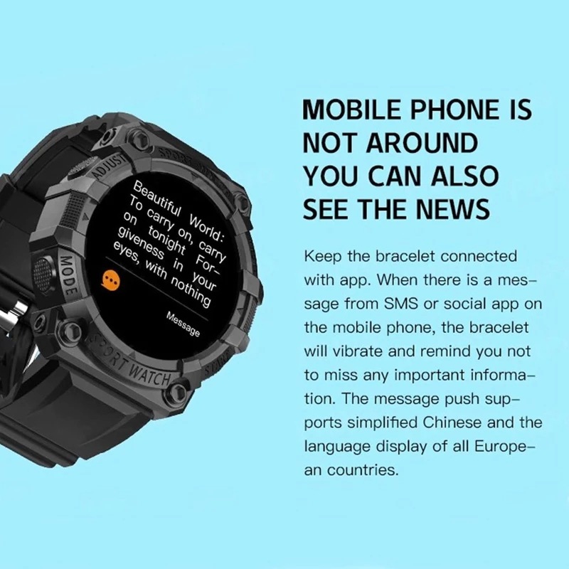 Smart Watch Sports Bluetooth Reminder Color Screen Health Monitoring