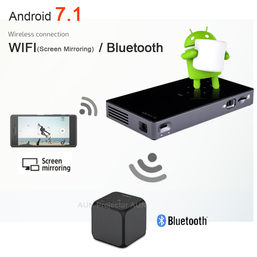 Smartphone Mini Bluetooth Smart Projector Smartphone Mini Bluetooth Smart Projector