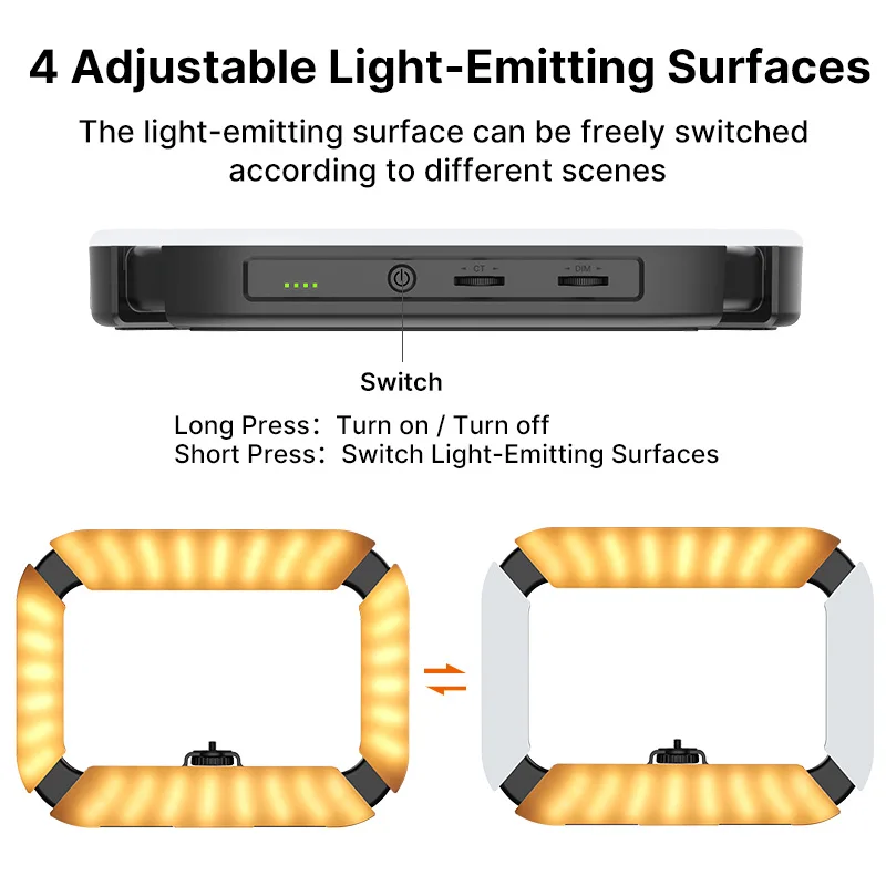 Smartphone Video Rig LED Video Light 2 in 1 Ring Light Cold Shoe for Microphone Tiktok Youtube Live Rig Light Smartphone Video Rig LED Video Light 2 in 1 Ring Light Cold Shoe for Microphone Tiktok Youtube Live Rig Light
