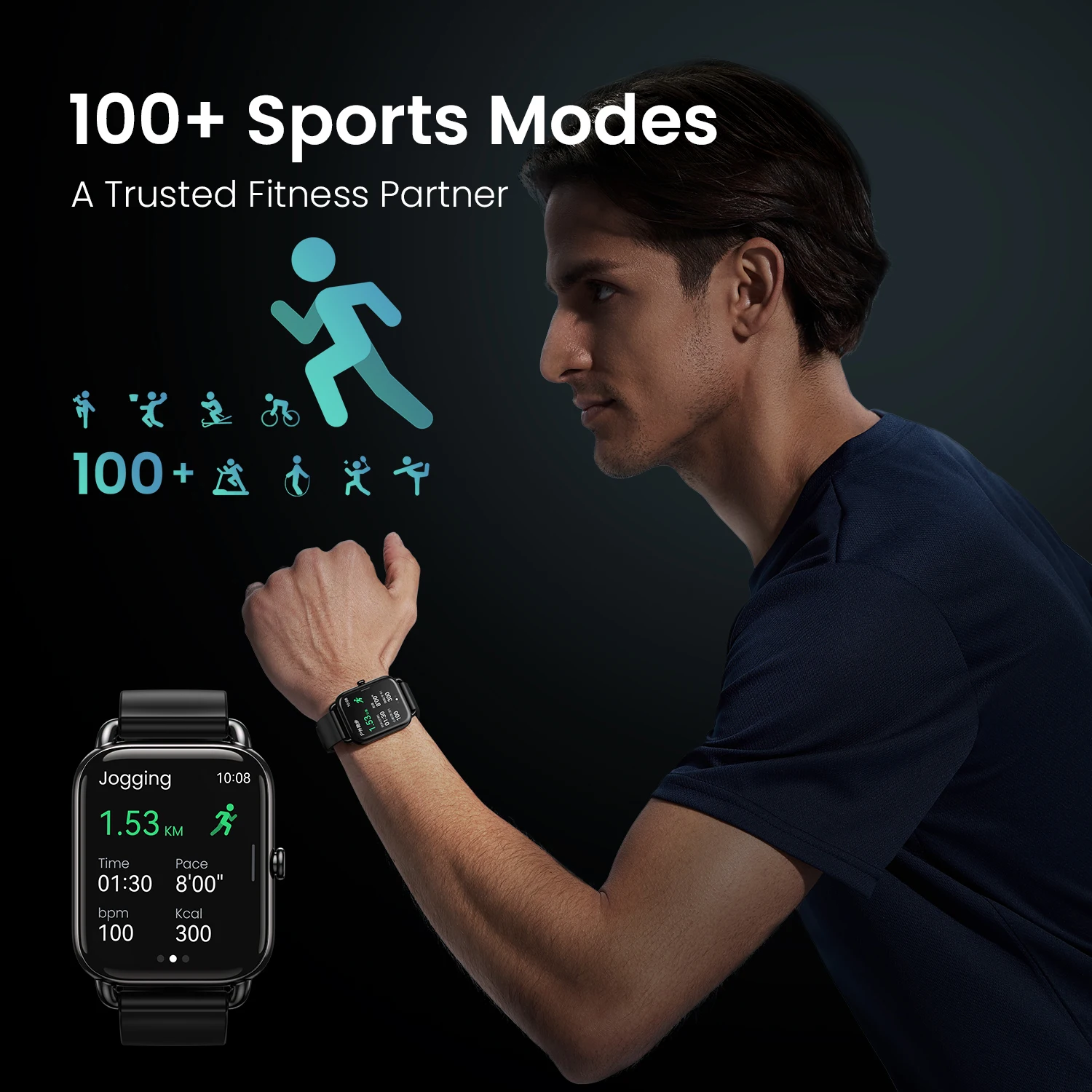 Smartwatch 1.78” AMOLED Display 105 Sports Modes 10-day Battery Life Smart Watch SpO₂ Heart Rate Sleep Monitor