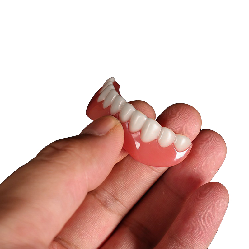 Smile Teeth Fake Braces Lower and Upper Fake Teeth Veneer Silica Gel False Teeth Removable Denture Oral Care Dentistry Smile Teeth Fake Braces Lower and Upper Fake Teeth Veneer Silica Gel False Teeth Removable Denture Oral Care Dentistry
