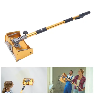 Smooth Finishing Professional Drywall Flat Box Gold-Flat Handle-Aluminum Precision Tools-Drywall Sheetrock Cleanable Smooth Finishing Professional Drywall Flat Box Gold-Flat Handle-Aluminum Precision Tools-Drywall Sheetrock Cleanable