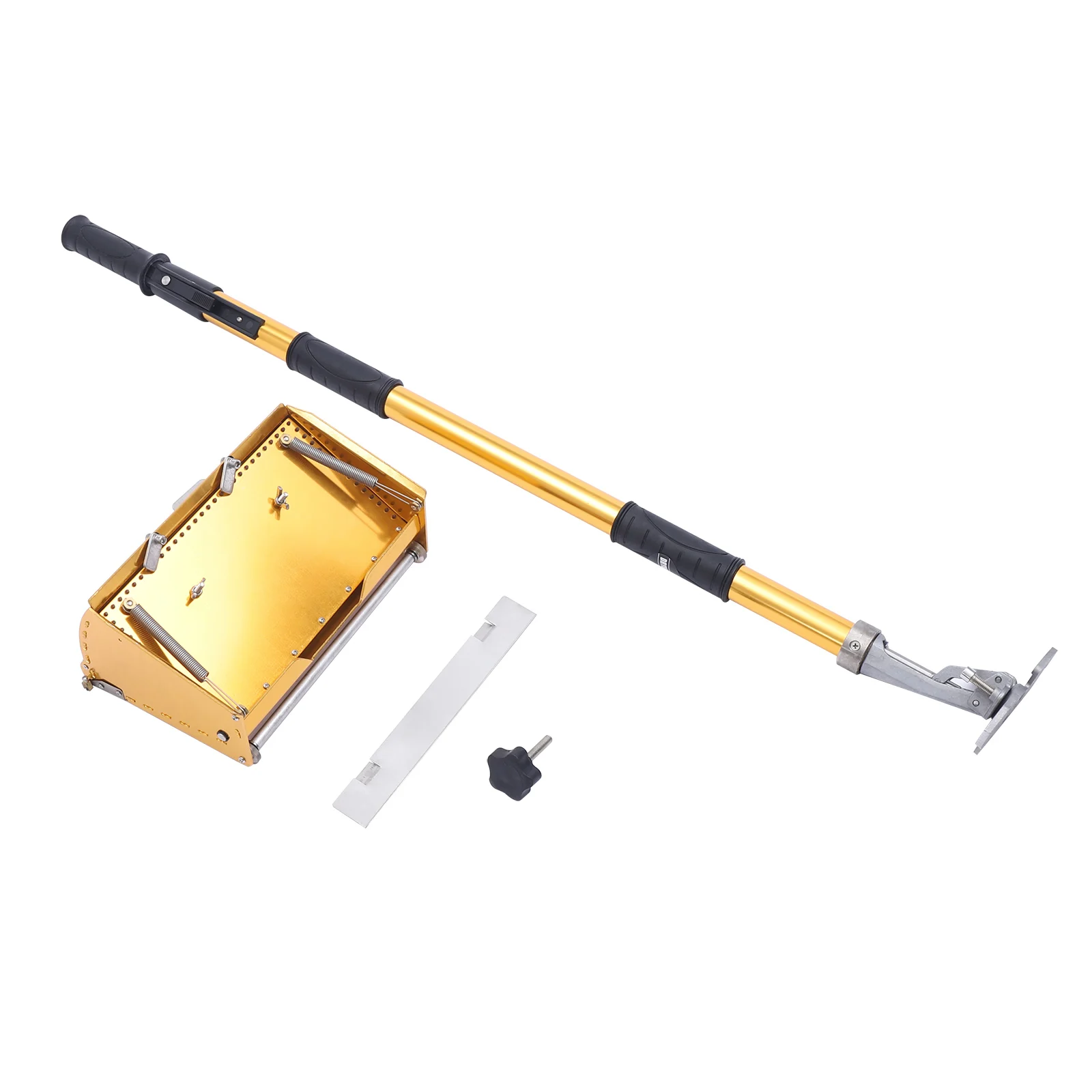Smooth Finishing Professional Drywall Flat Box Gold-Flat Handle-Aluminum Precision Tools-Drywall Sheetrock Cleanable Smooth Finishing Professional Drywall Flat Box Gold-Flat Handle-Aluminum Precision Tools-Drywall Sheetrock Cleanable