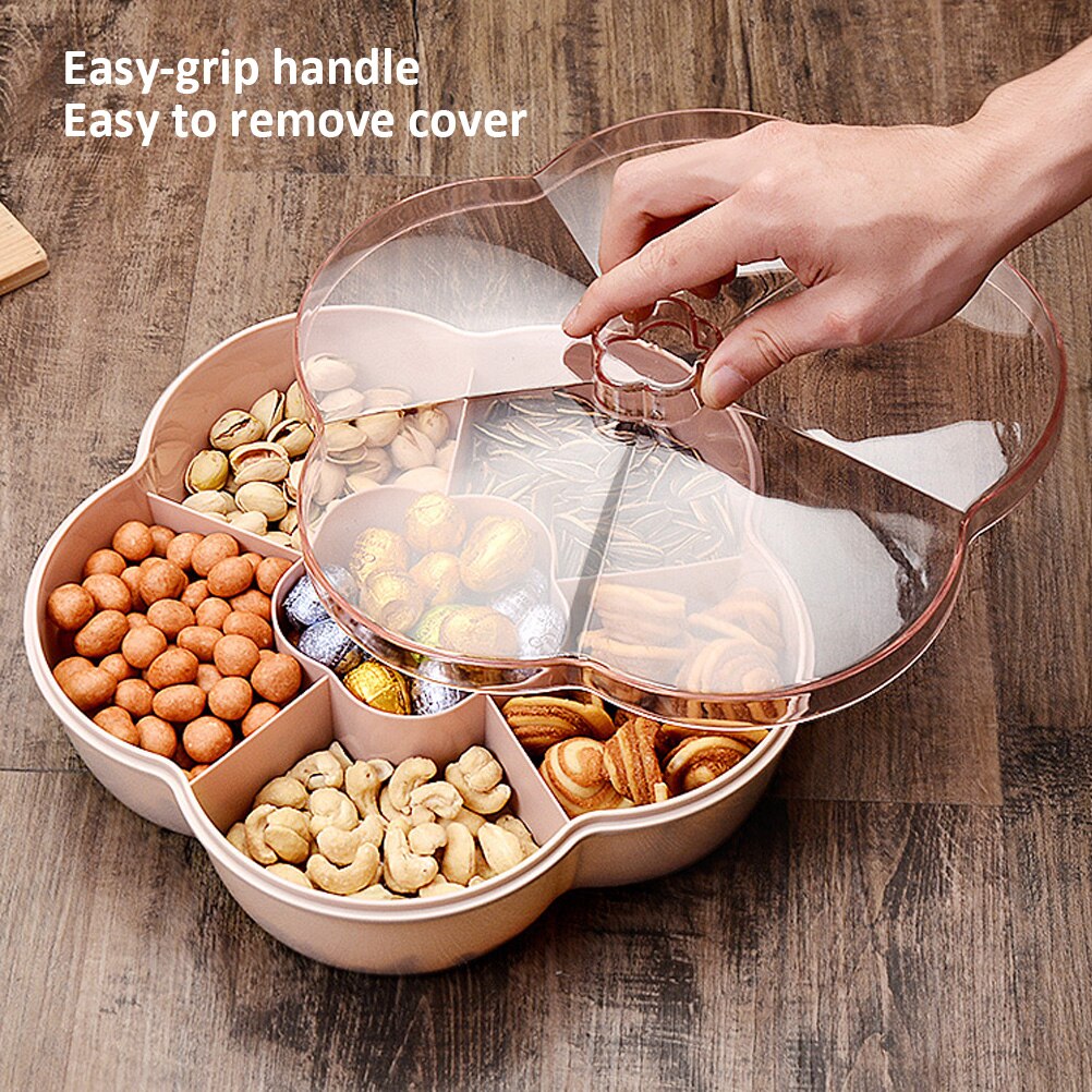 Snack Serving Plate with Cover Snack Serving Plate with Cover