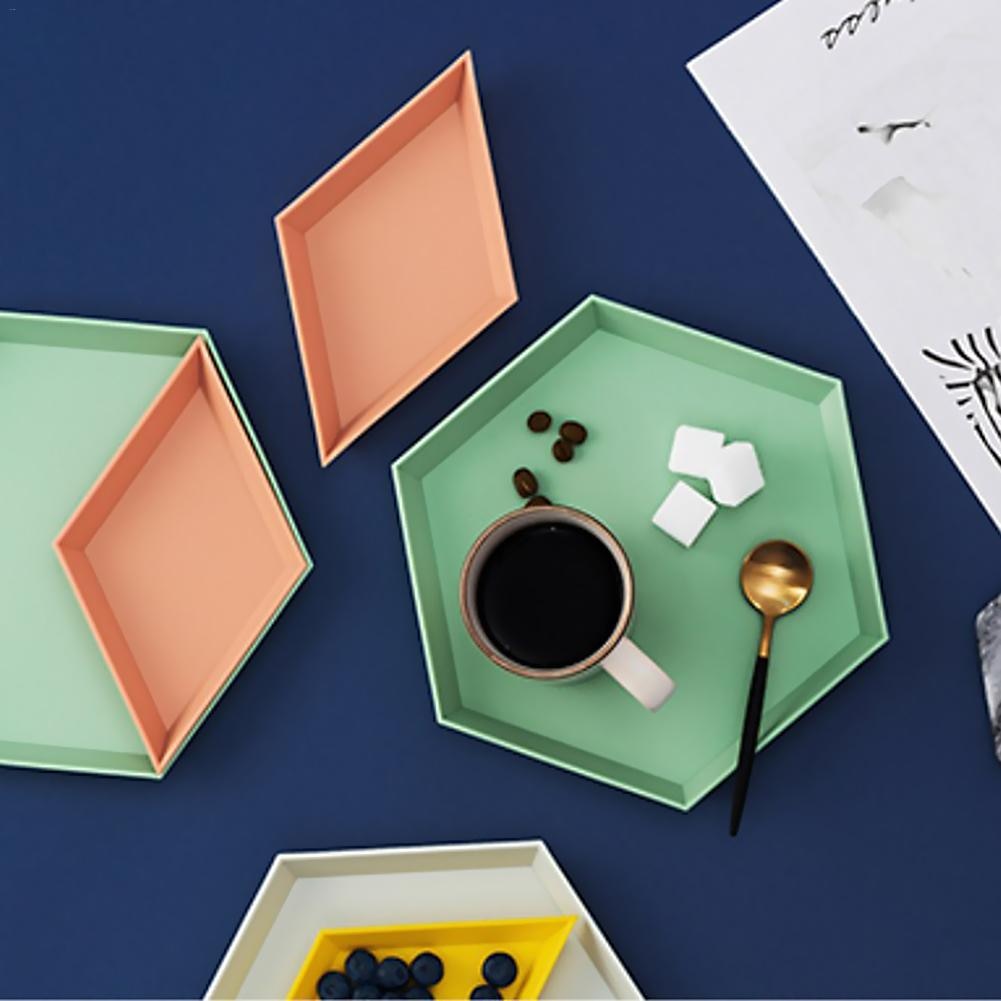 Snack Tray Stackable Geometric Shapes (4pcs)