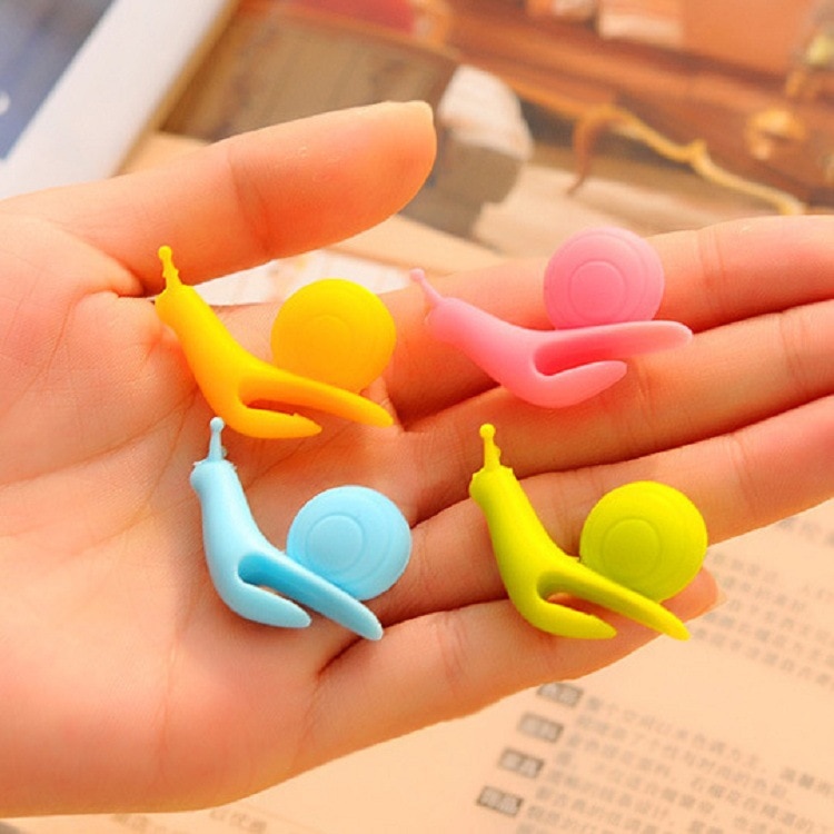 Snail Tea Bag Holder Silicone Mug Clip (10 pcs) Snail Tea Bag Holder Silicone Mug Clip (10 pcs)