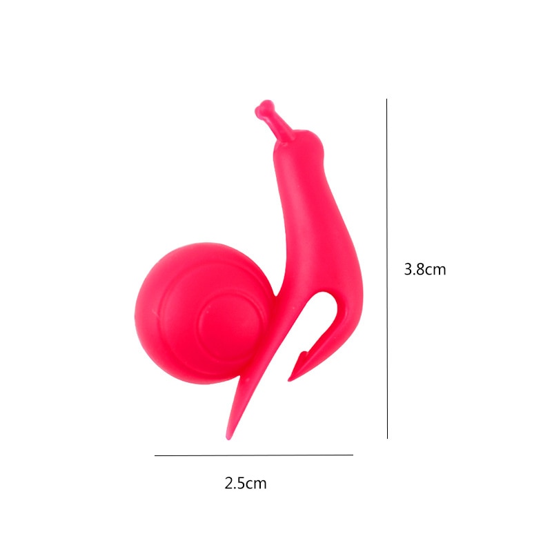 Snail Tea Bag Holder Silicone Mug Clip (10 pcs) Snail Tea Bag Holder Silicone Mug Clip (10 pcs)