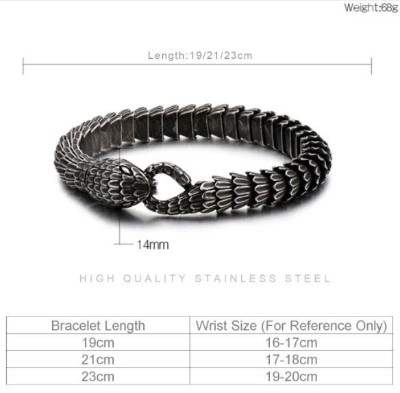 Snake Bracelet Fashionable Punk Bracelet