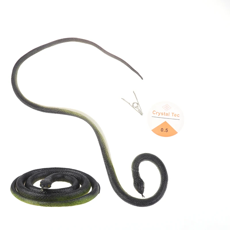 Snake Prank with String Clip – Snake On A String Prank That Chase People Toy Funny Spoof Gift Outdoor