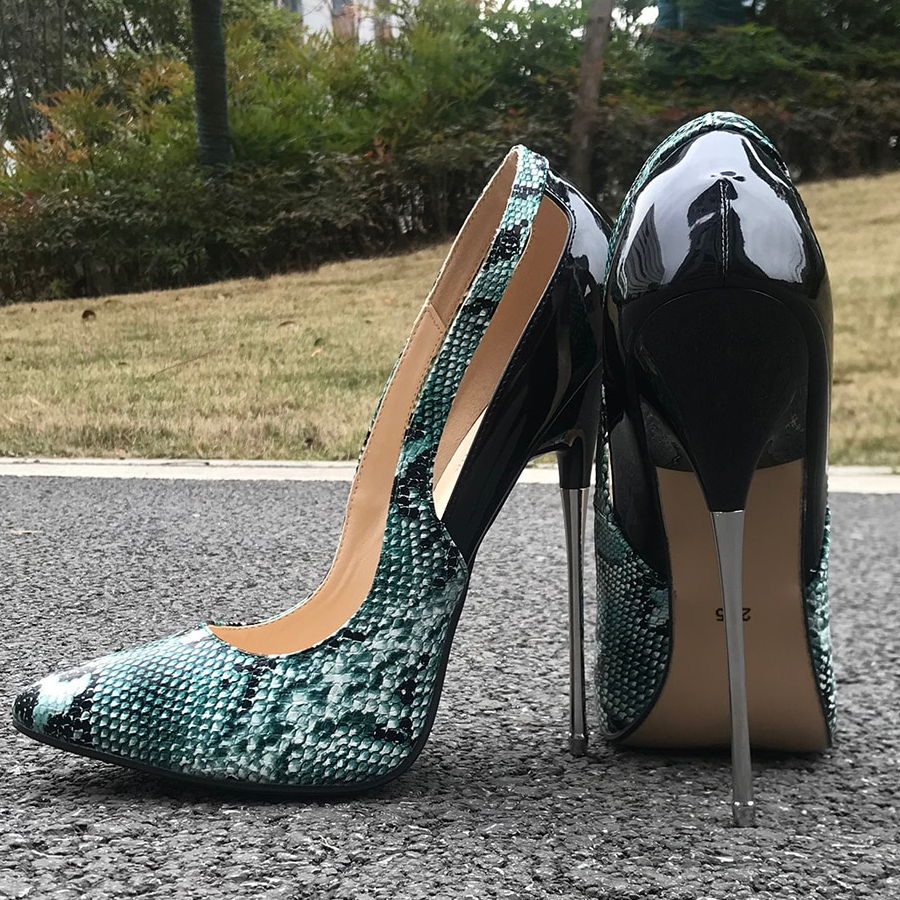 Snakeskin Heels Fashion High Pumps Snakeskin Heels Fashion High Pumps