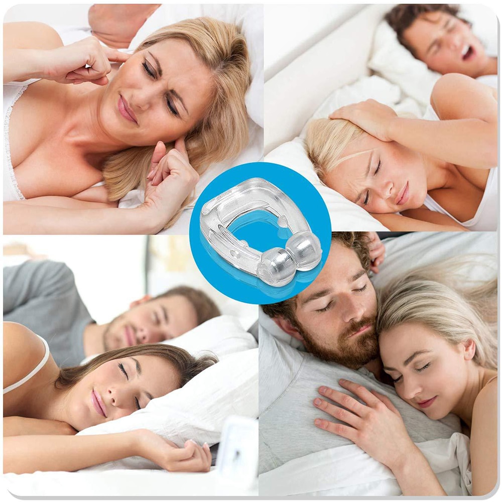 Snoring Nose Clip Magnetic Sleeping Aid (4 pcs) Snoring Nose Clip Magnetic Sleeping Aid (4 pcs)