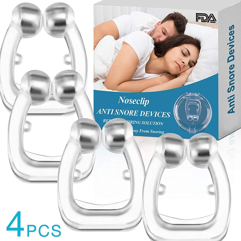 Snoring Nose Clip Magnetic Sleeping Aid (4 pcs) Snoring Nose Clip Magnetic Sleeping Aid (4 pcs)