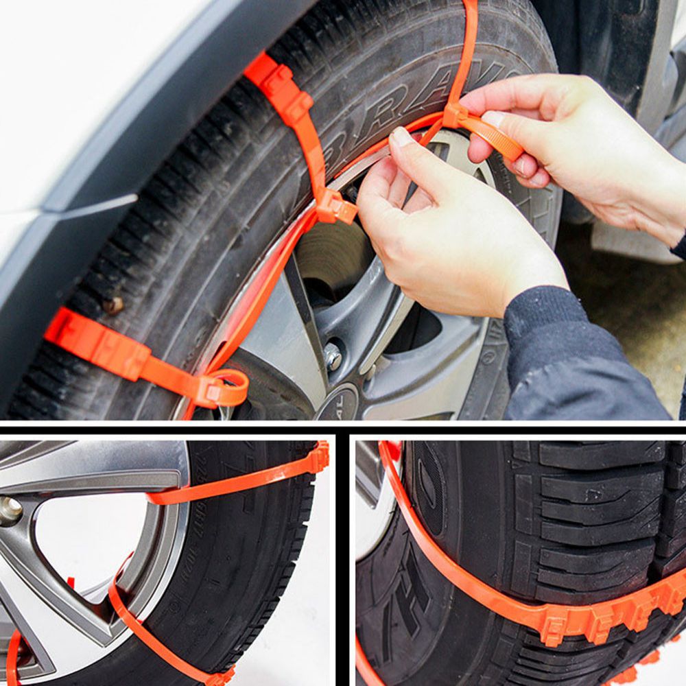 Snow Chains Anti-Slip Tire Wheel Cable (10 PCS) Snow Chains Anti-Slip Tire Wheel Cable (10 PCS)