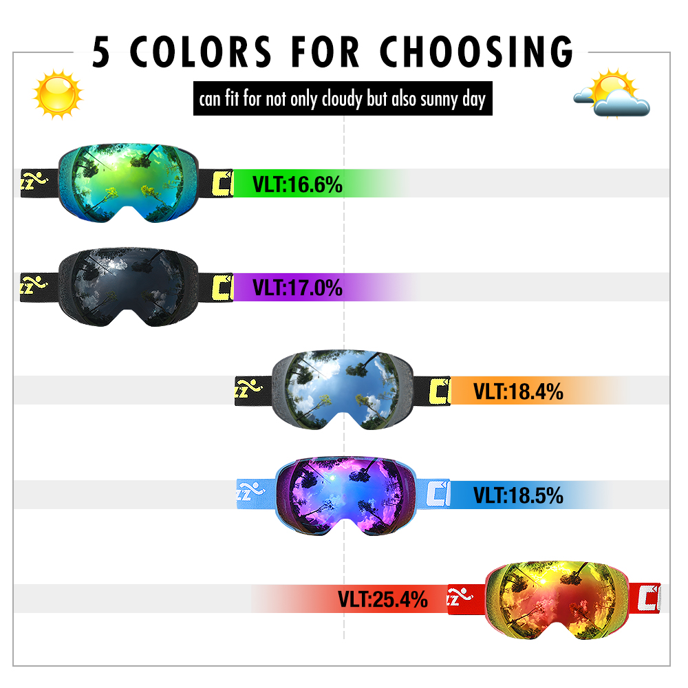 Snow Ski Goggles Magnetic Eyewear Snow Ski Goggles Magnetic Eyewear