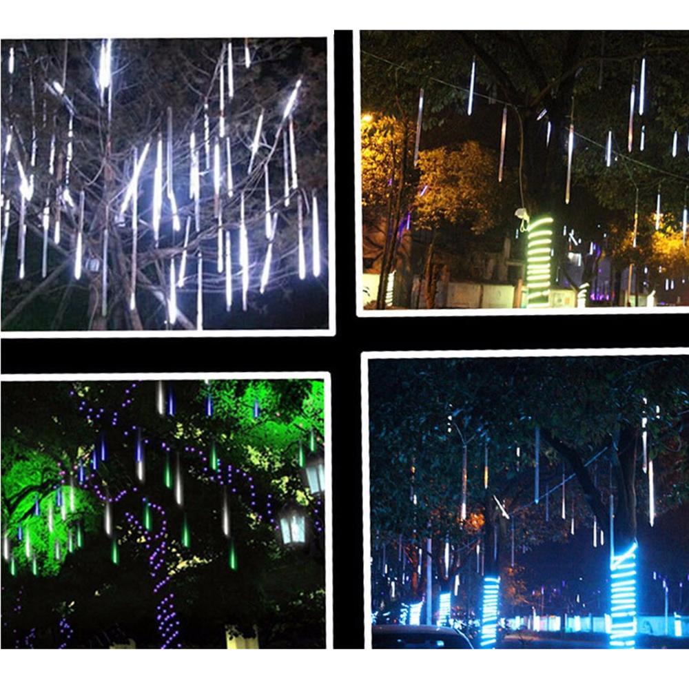 Snowfall LED Lights Shower Rain (Set of 8) Snowfall LED Lights Shower Rain (Set of 8)