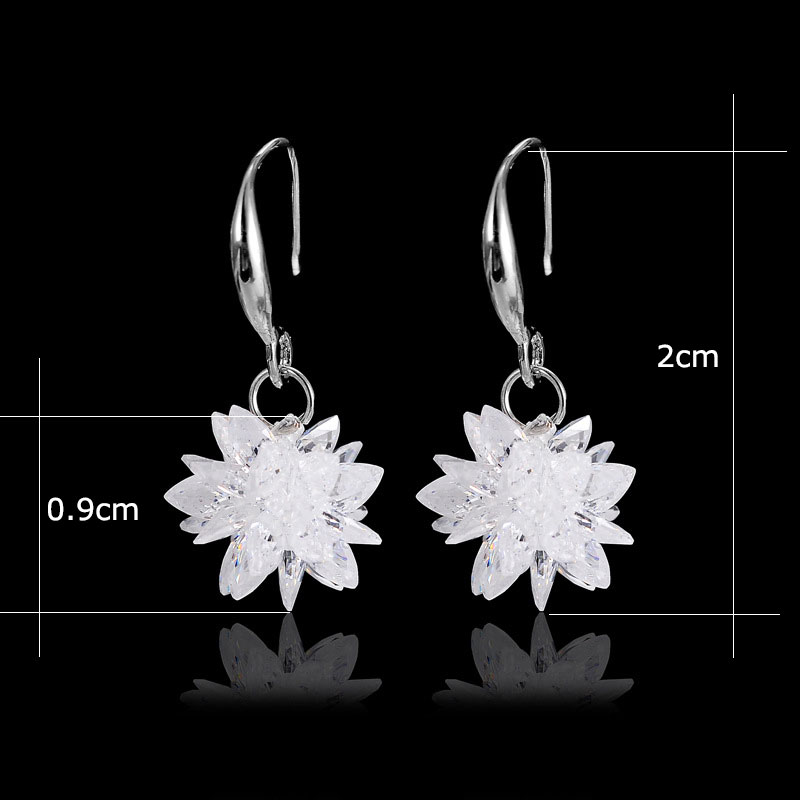 Snowflake Earrings Ladies Jewelry
