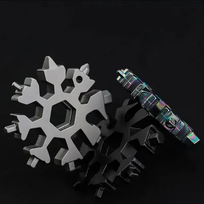 Snowflake Multi Tool 18 in 1 Keychain