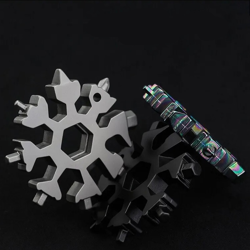 Snowflake Multi Tool 18 in 1 Keychain