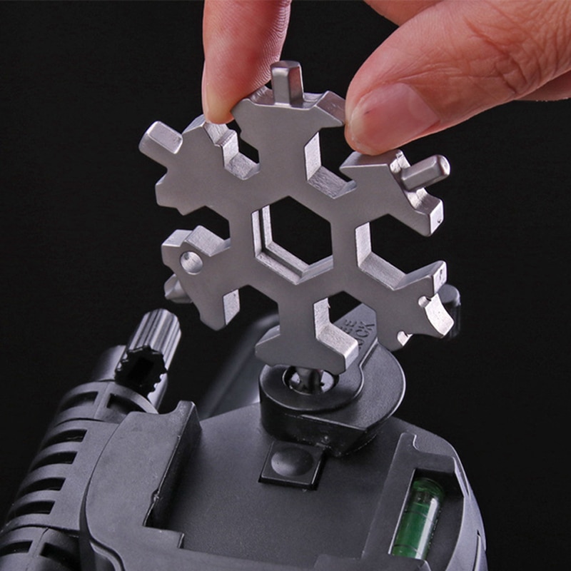 Snowflake Multi Tool 18 in 1 Keychain