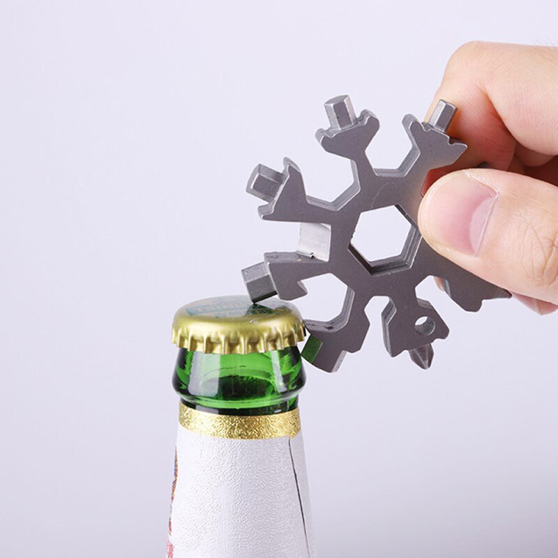 Snowflake Multi Tool 18 in 1 Keychain
