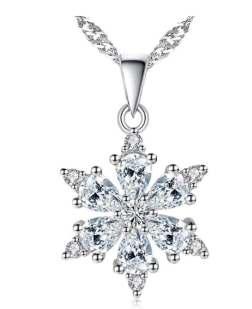 Snowflake Necklace Party Jewelry Snowflake Necklace Party Jewelry