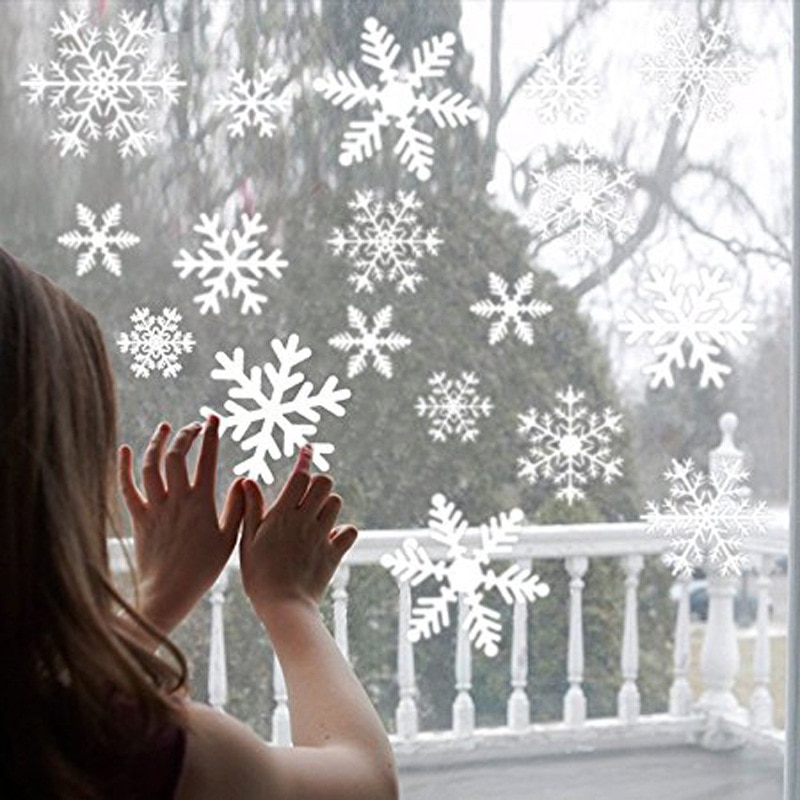 Snowflake Stickers Christmas Decor (36 Pcs)