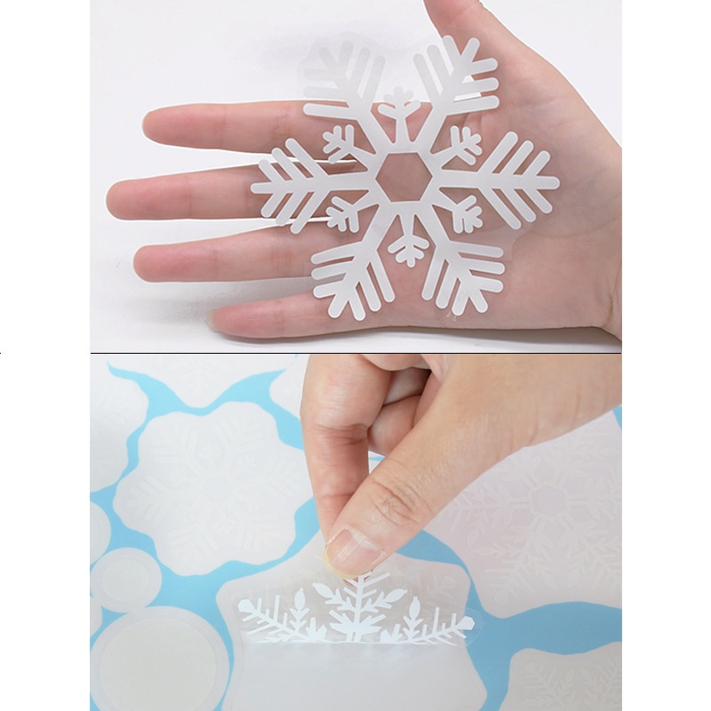 Snowflake Stickers Christmas Decor (36 Pcs)
