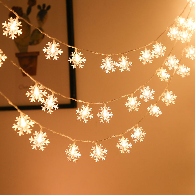Snowflake String Lights LED Decor Snowflake String Lights LED Decor