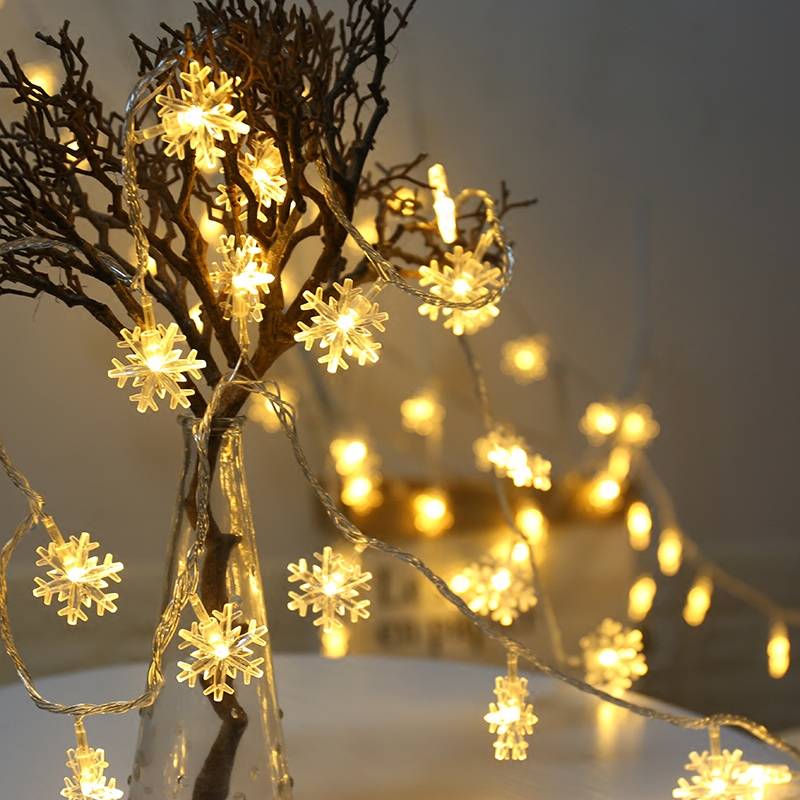 Snowflake String Lights LED Decor Snowflake String Lights LED Decor