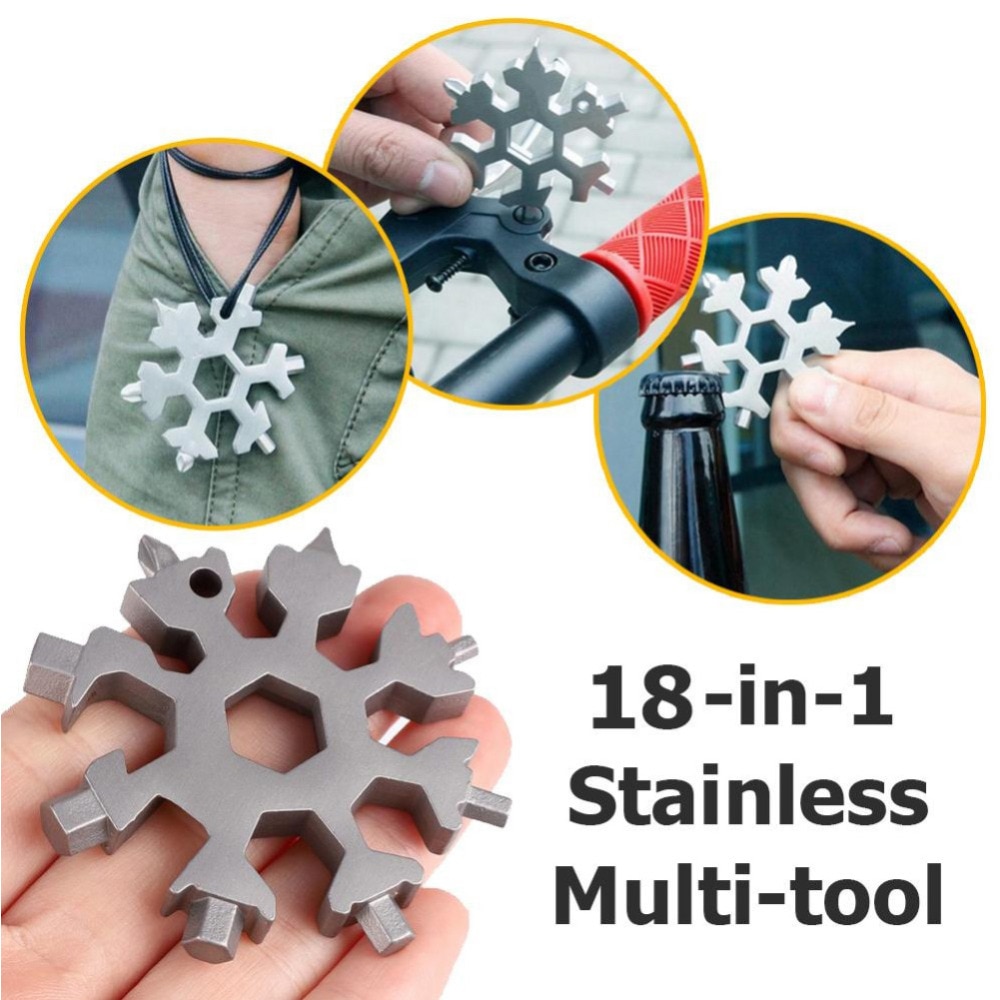 Snowflake Tool 18 in 1 Multi-Purpose Card
