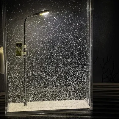 Snowy Night Flowing Hemp Creative Snow Scene Night Light Handmade DIY Street Light Material Snowy Night Flowing Hemp Creative Snow Scene Night Light Handmade DIY Street Light Material