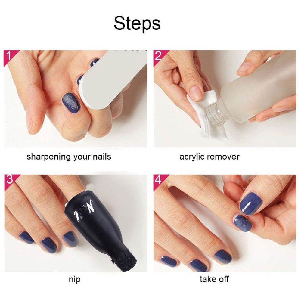 Soak Off Gel Nail Remover Clips (10 pcs) Soak Off Gel Nail Remover Clips (10 pcs)