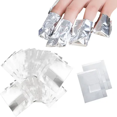 Soak Off Nail Foil Wraps (100 pcs) Soak Off Nail Foil Wraps (100 pcs)