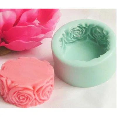 Soap Molds Rose Flower Design Soap Molds Rose Flower Design