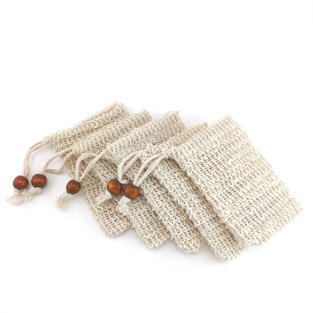 Soap Pouches Exfoliating Bag (2 Pcs)
