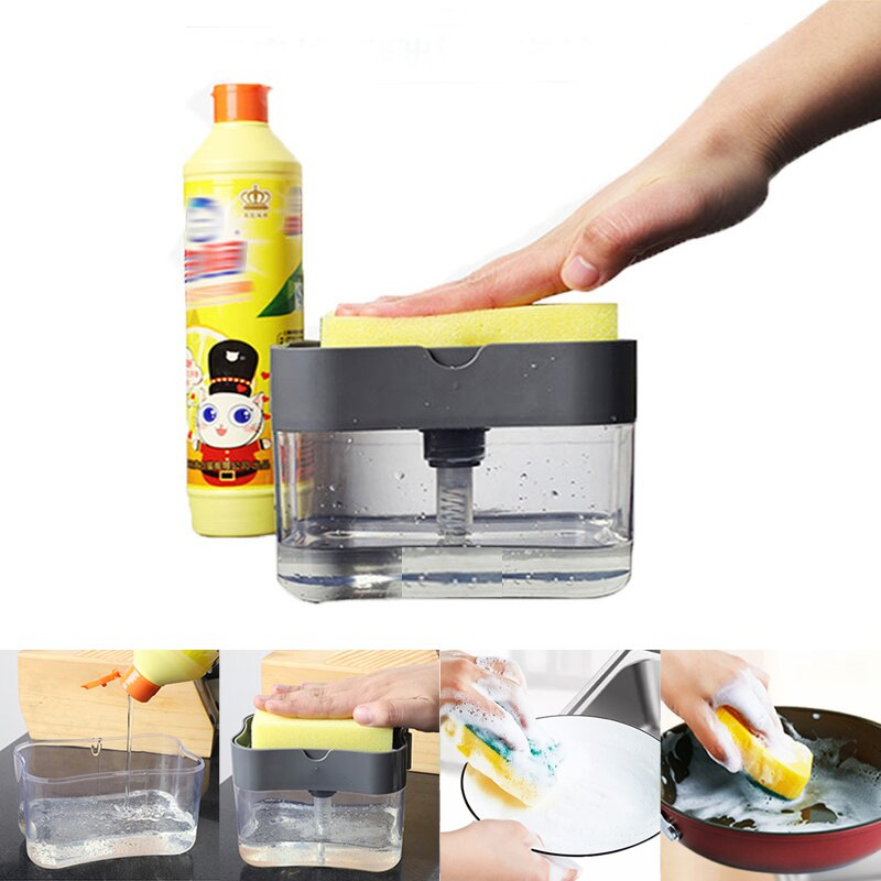 Soap Pump Dispenser and Sponge Holder Soap Pump Dispenser and Sponge Holder