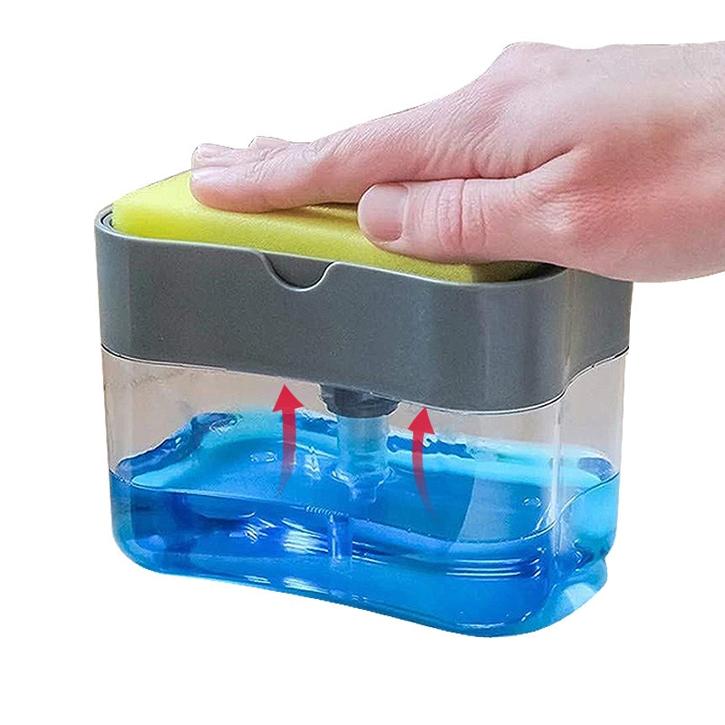Soap Pump Dispenser and Sponge Holder Soap Pump Dispenser and Sponge Holder
