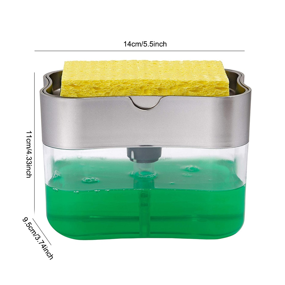 Soap Pump Dispenser Sponge Holder Soap Pump Dispenser Sponge Holder