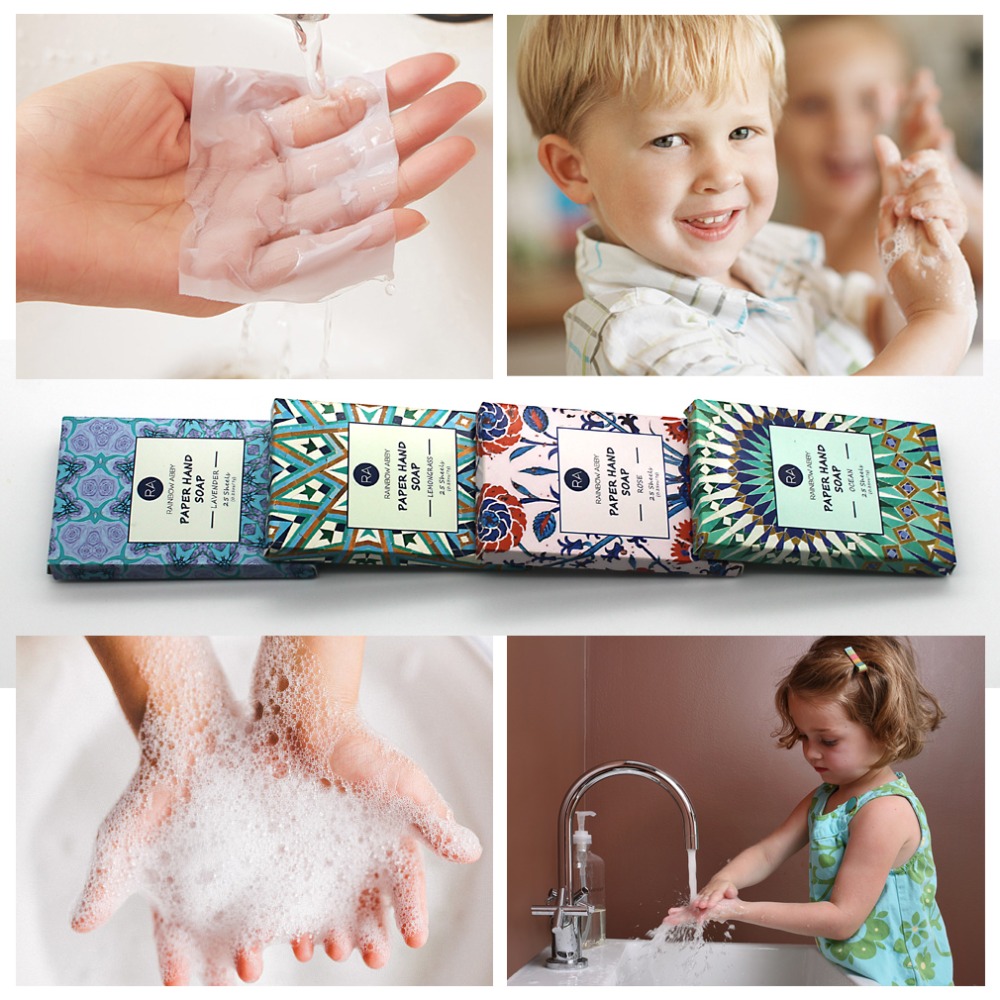 Soap Sheets Travel Hand-Washing Paper (25 pcs) Soap Sheets Travel Hand-Washing Paper (25 pcs)