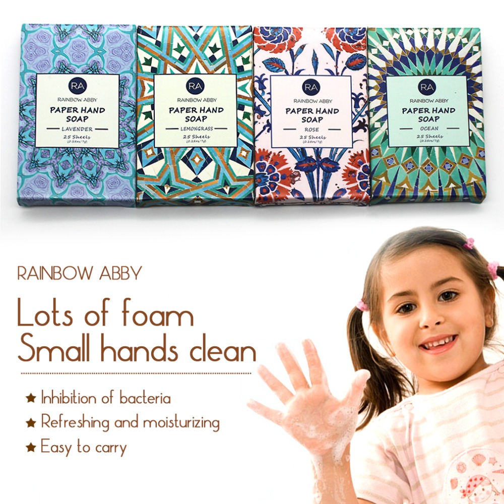 Soap Sheets Travel Hand-Washing Paper (25 pcs) Soap Sheets Travel Hand-Washing Paper (25 pcs)