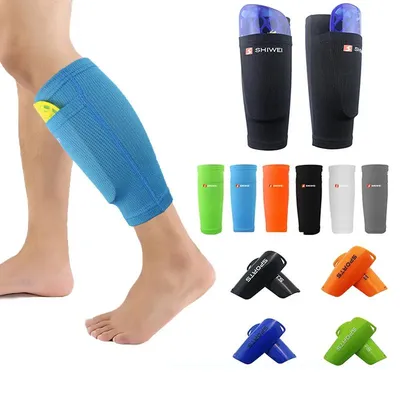 Soccer Shin Guard Pad Sports Knee Pads Calf Sleeve Sock Leg Support Anti-Sprain Football Compression Shin Pads Soccer Shin Guard Pad Sports Knee Pads Calf Sleeve Sock Leg Support Anti-Sprain Football Compression Shin Pads